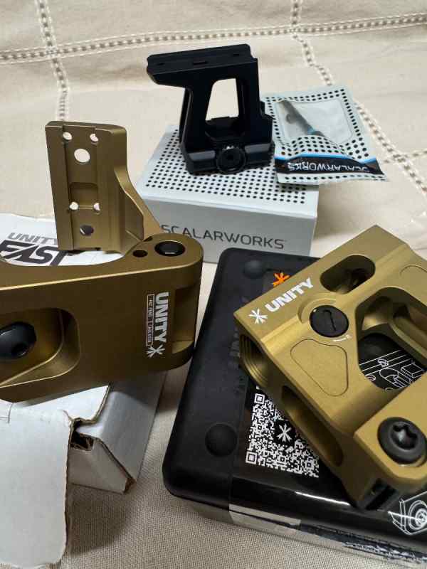 Unity FDE magnifier and T2 mounts