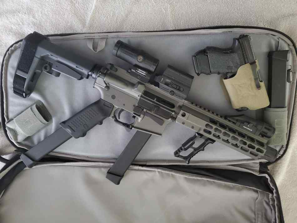 Brigade Arms 9mm Pistol Carbine w/Bulletproof Slin